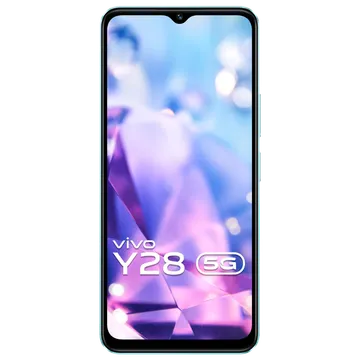 Vivo Y28 5G (4GB RAM, 128GB, Glitter Aqua) Smart Phone - Googie Store India