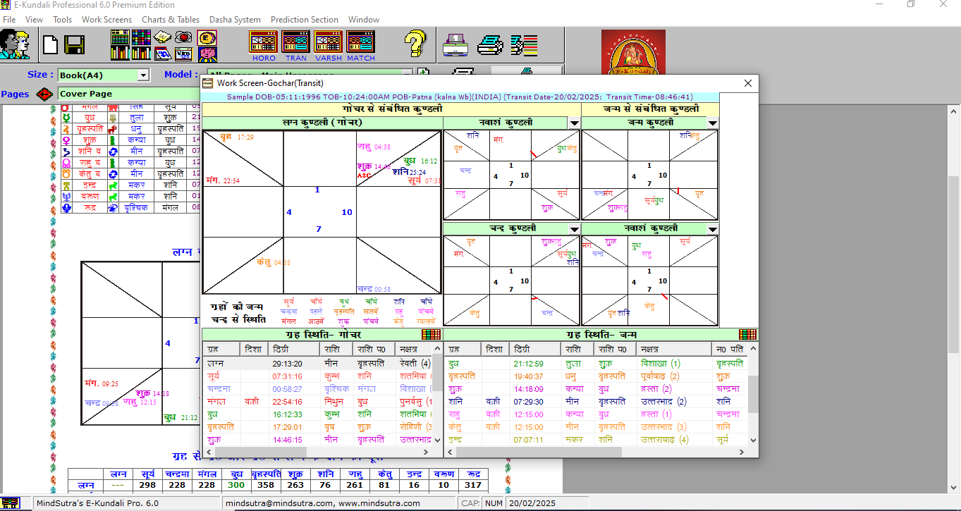First Kundali Software E Kundali 6.0 Premium Software ( Mindsutra )